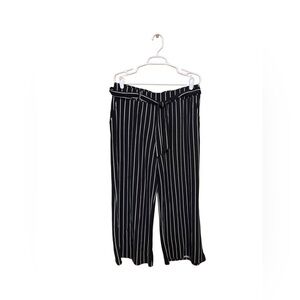 🖤 Lightweight Pinstripe Pull-On Pants | Petite 0X (14W)